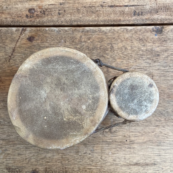 Vintage Moroccan Small Ceramic Drum Set - Picture 6 of 10